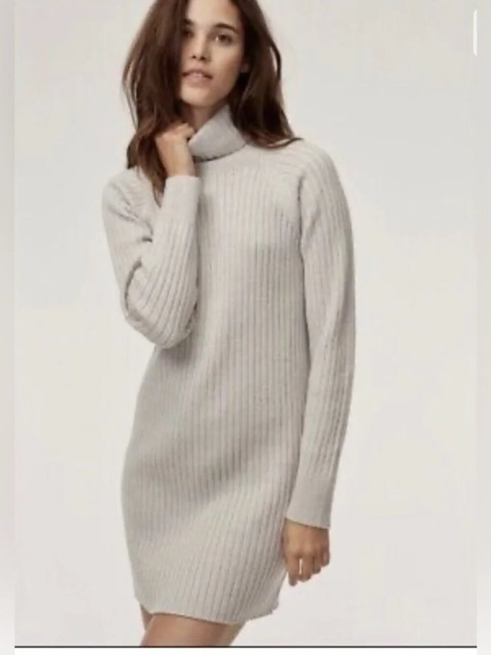 Aritzia Wilfred Merino Wool Sweater Dress